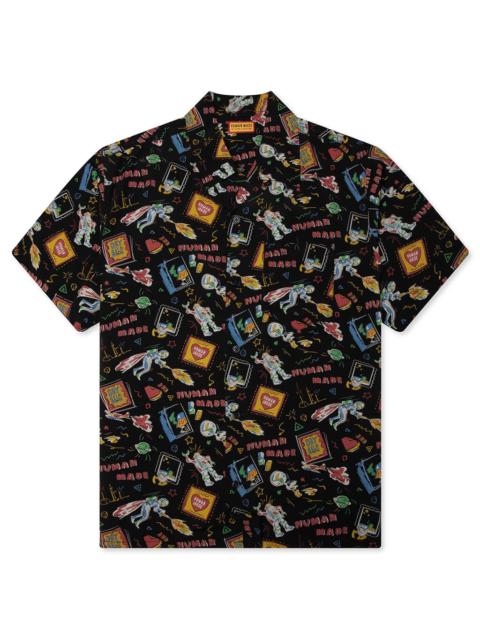 Human Made ALOHA SHIRT - BLACK