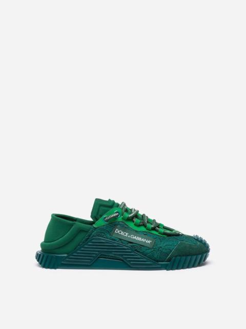 Dolce & Gabbana NS1 slip on sneakers in mixed materials