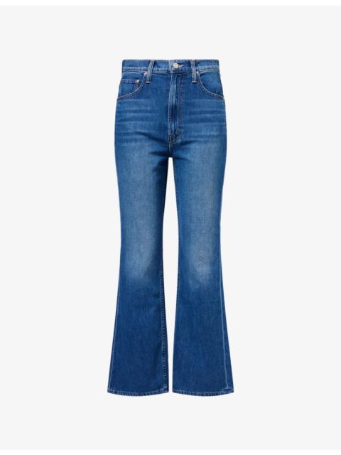 MOTHER The Scooter Ankle Flared-Leg Denim Jeans