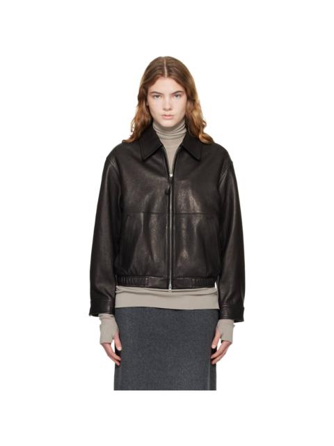 Dunst Black Drizzler Leather Jacket