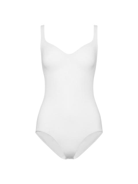 Wolford Women's Formfitting Sleeveless V-Neck Bodysuit - White