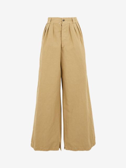 Maison Margiela Wide-leg cotton trousers