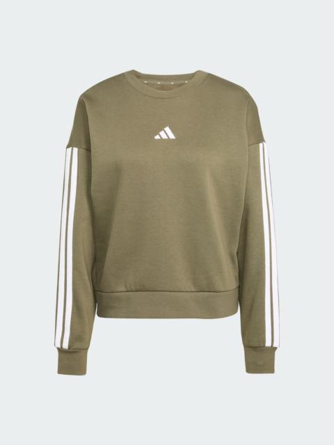 adidas Essentials 3-Stripes Fleece Sweatshirt