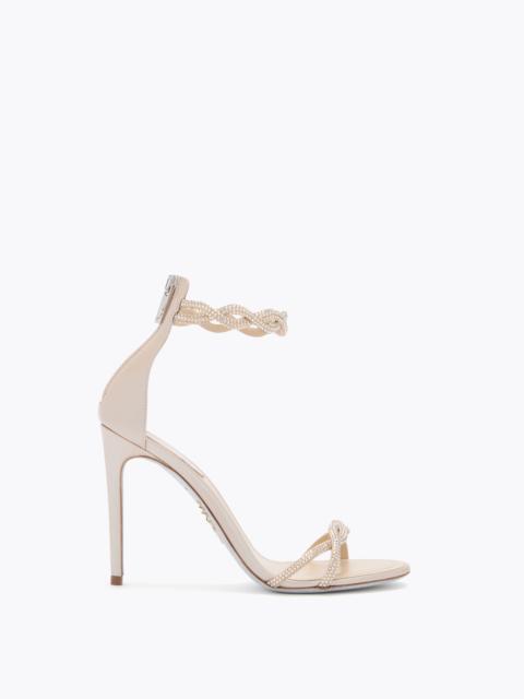 RENE CAOVILLA BRAID CHAMPAGNE SANDAL 105