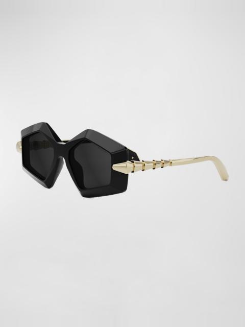 BVLGARI Serpenti Geometric Sunglasses