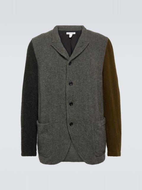 Wool-blend blazer