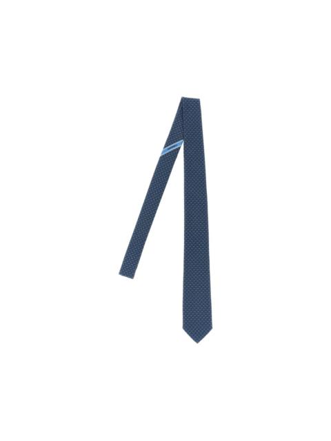 FERRAGAMO Biella jacquard-gancini silk tie