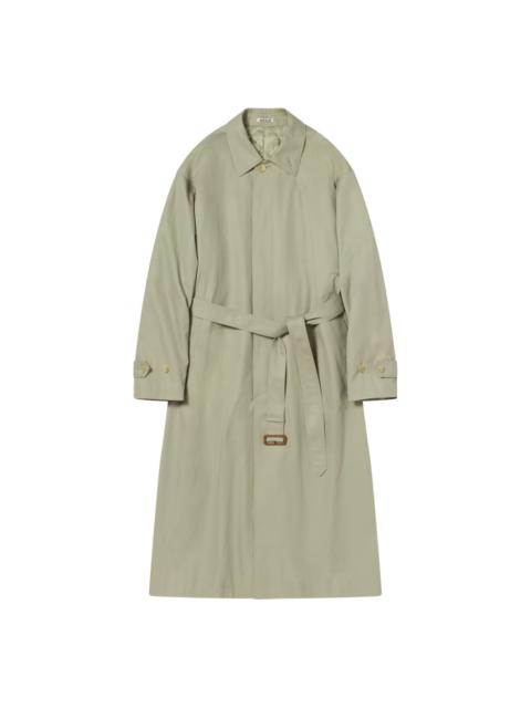 AURALEE belted trench coat