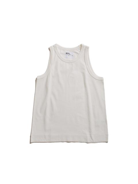 MHL Surplus Vest Heavy Cotton Jersey Off White