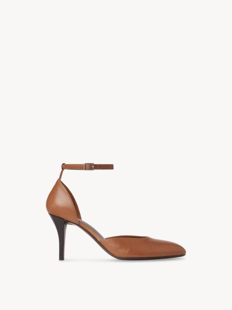 The Row Demi Pump in Leather