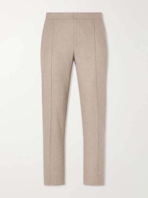 ZEGNA Straight-Leg Wool, Cashmere and Silk-Blend Trousers