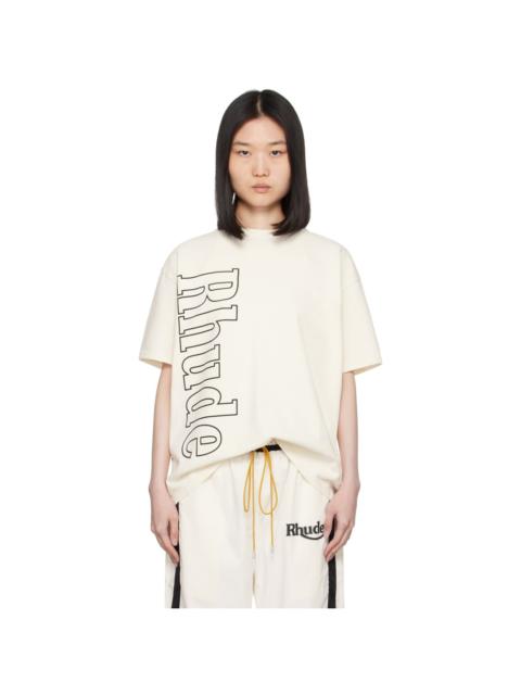 Rhude Off-White Side Logo T-Shirt