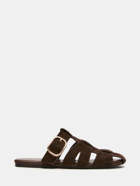 STEVE MADDEN HALO BROWN SUEDE