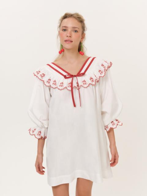 For Love & Lemons Emma Collared Mini Dress