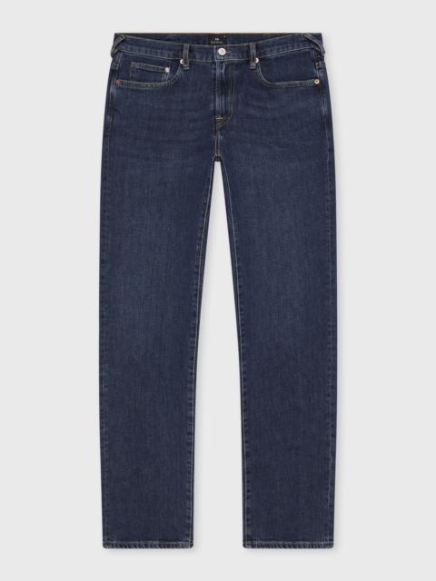 Paul Smith Relaxed Tapered-Fit Dark-Wash Organic Vintage Stretch Jeans