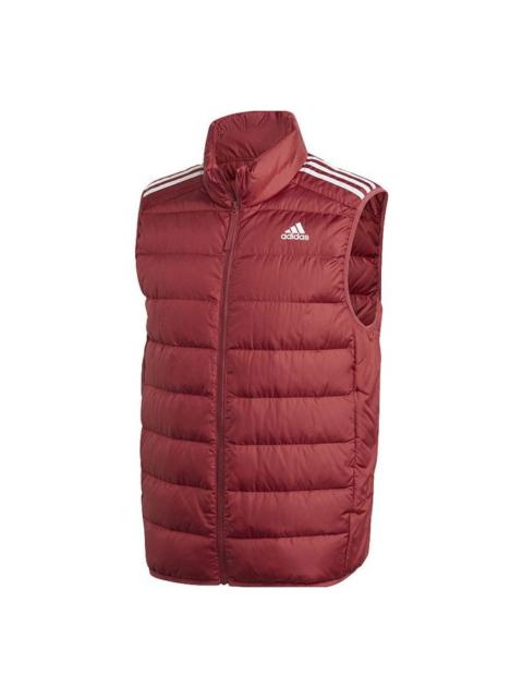 adidas Ess Down Vest Sleeveless Down Vest Men's Red GH4585