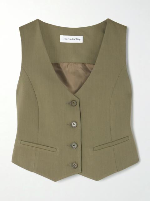 The Frankie Shop Roma Woven Vest