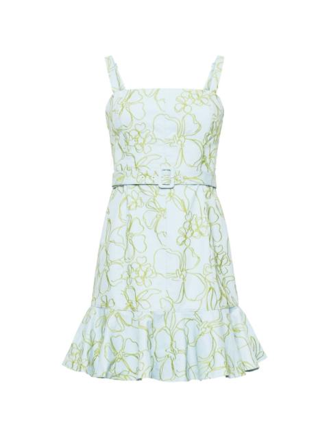 Cinq à Sept Tonya floral embroidered mini dress