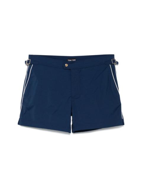 PIPPED-TRIM SWIM SHORTS