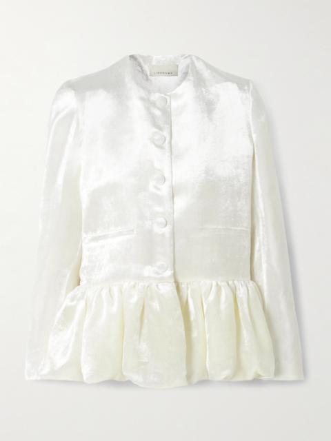 LIBEROWE Velvet Peplum Jacket