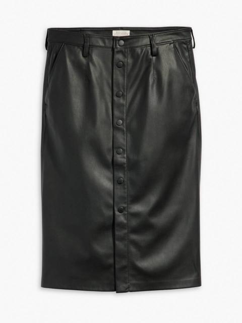 Levi's FAUX LEATHER ICON PENCIL SKIRT
