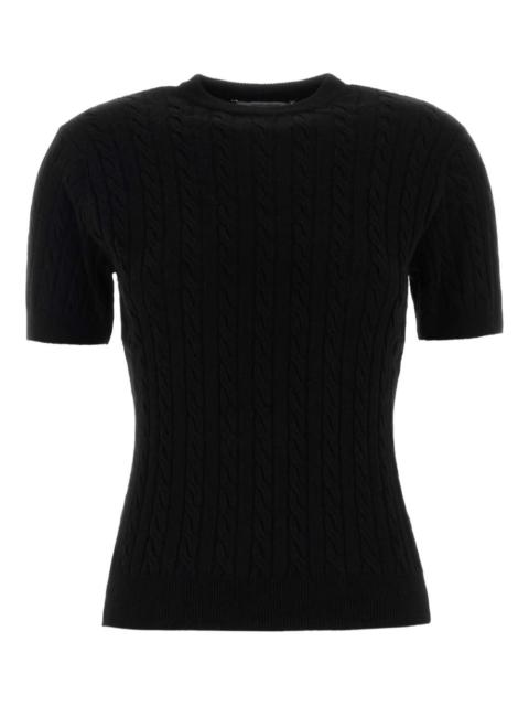 gimaguas Rina cable-knit T-shirt