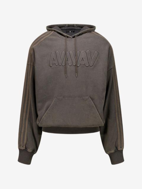AVAVAV x adidas Originals logo-embossed oversized hoodie