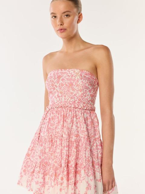 Poupette St Barth Bandeau Dress Christine - Pink Lazuli