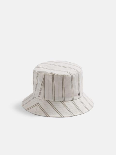 Vince Mesa Stripe Hemp Bucket Hat