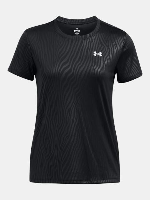 Women's UA Tech™ Emboss Short Sleeve