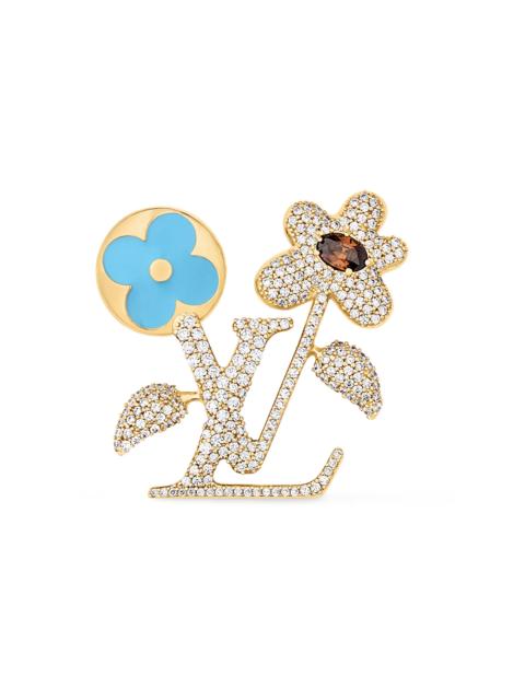 Louis Vuitton Louis Vuitton by Tyler, the Creator LV Blooming Brooch Gold-color