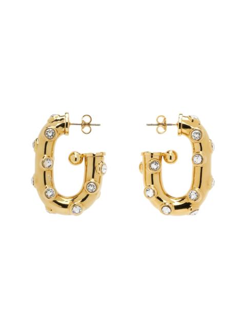 rabanne XL Link Strass Earrings