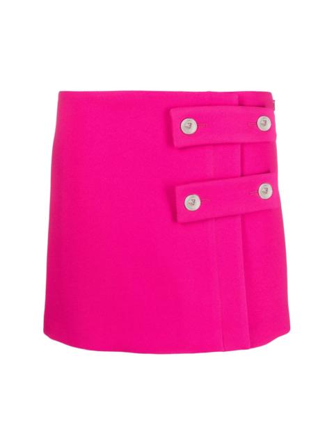 low-rise buttoned skirt