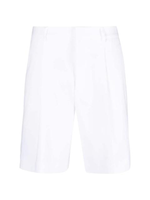 above-knee tailored shorts