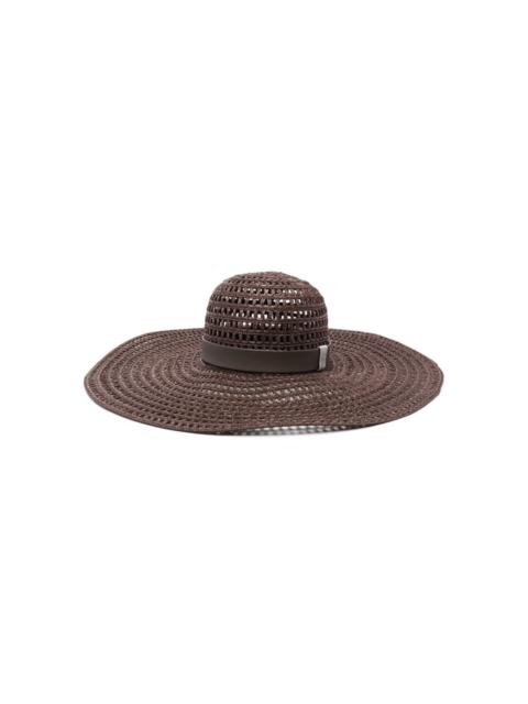 PESERICO interwoven sun hat