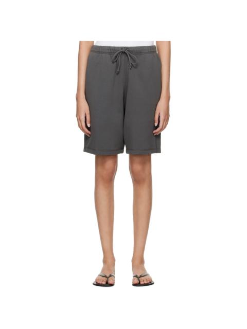 The Row Gray Stanton Shorts