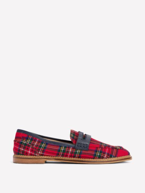 BODEN Nya Penny Loafers-Tartan