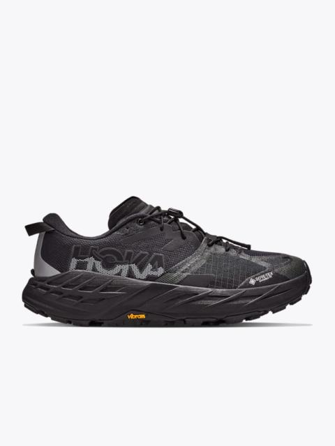 HOKA Women's Speedgoat 7 GTX Shoes in Black/Carbon Black