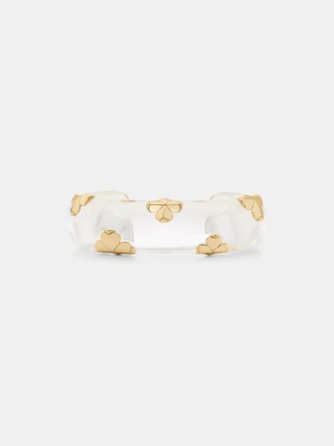 kate spade Spade Flower Lucite Cuff
