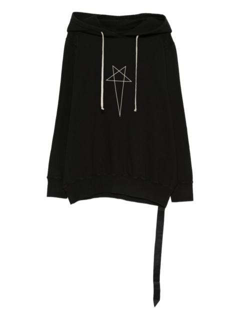 Rick Owens DRKSHDW star graphic hooded