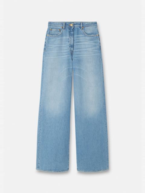 VERSACE Medusa Wide Leg Jeans