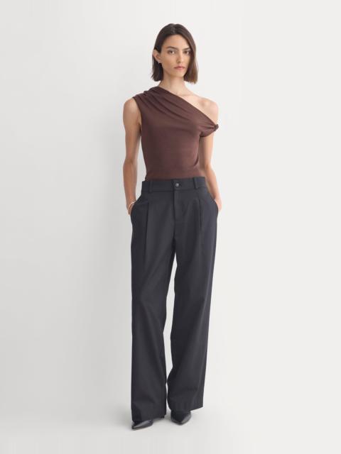 EVERLANE DRAPEY JERSEY OFF-THE-SHOULDER TOP