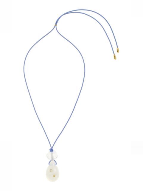 LIZZIE FORTUNATO Matilde Cord Necklace blue