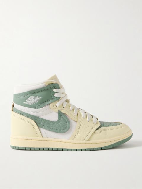 Jordan Air Jordan 1 High Leather And Twill Sneakers
