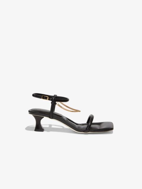 Proenza Schouler Square Padded Chain Sandals - 50mm