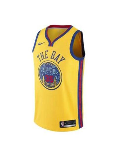 Nike Nike Kevin Durant Nba City Ed Swingman Golden State Warriors Jersey Yellow 912101-729