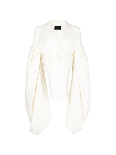 Simone Rocha belted double-breasted blazer