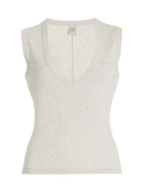 FLORE FLORE Dewi Organic Cotton Tank Top grey