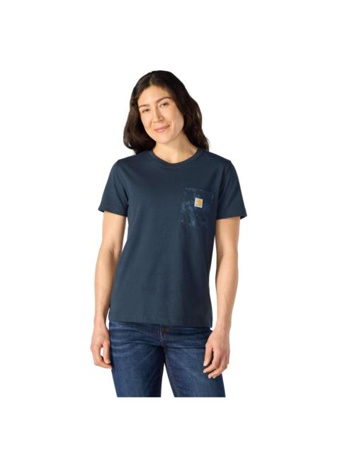 Carhartt Women's Irvine Relaxed Floral Pocket T-Shirt