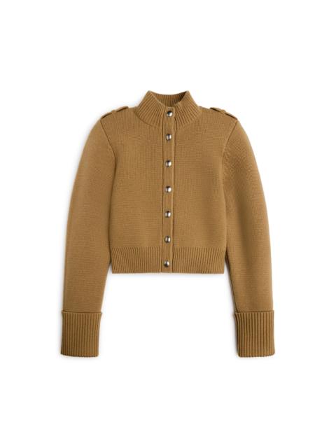 DEREK LAM 10 CROSBY ADAM WOOL SWEATER COAT